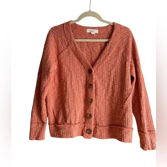 TWO BY VINCE CAMUTO PEACH CARDIGAN - Picture 1 of 4